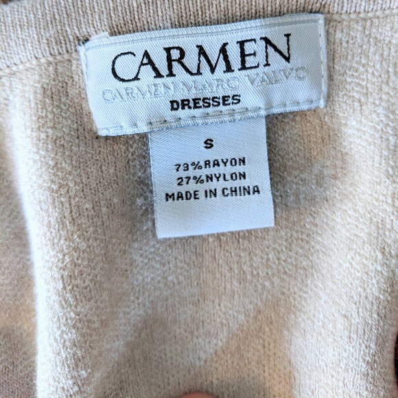 Carmen Marc Valvo Ribbed Bodycon Dress 🍁🍂 - Picture 6 of 6